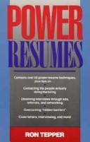 Cover of: Power resumes by Ron Tepper