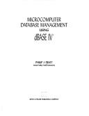 Cover of: Microcomputer database management using dBASE IV