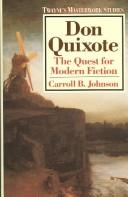 Cover of: Don Quixote by Carroll B. Johnson