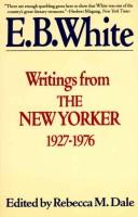 Cover of: Writings from the New Yorker: 1927-1976