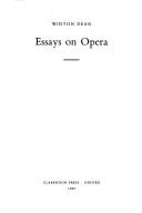 Essays on opera