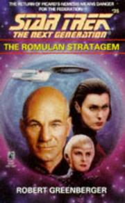 Cover of: The Romulan Stratagem by Robert Greenberger