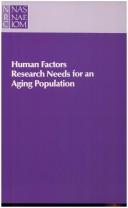 Human factors research needs for an aging population by Sara J. Czaja