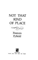 Cover of: Not that kind of place
