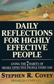 Daily reflections for highly effective people