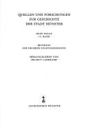 Cover of: Beiträge zur neueren Stadtgeschichte