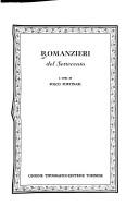 Cover of: Romanzieri del Settecento