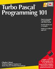 Cover of: Turbo Pascal programming 101