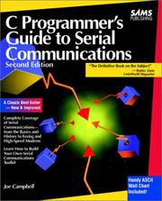 C programmer's guide to serial communications by Joe Campbell