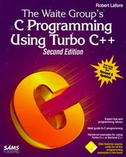 Cover of: The Waite Group's C programming using Turbo C++