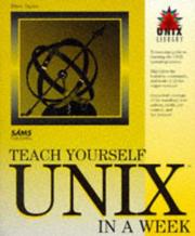 Cover of: Teach yourself UNIX in a week