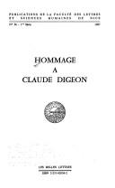 Hommage à Claude Digeon by Claude Digeon
