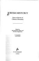 Cover of: Jewish history: essays in honour of Chimen Abramsky