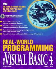 Cover of: Real-world programming with Visual Basic 4