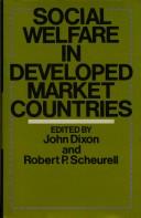 Cover of: Social welfarein developed market countries