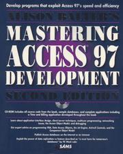 Cover of: Alison Balter's Mastering Access 97 development by Alison Balter