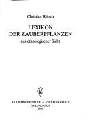 Cover of: Lexikon der Zauberpflanzen: aus ethnologischer Sicht