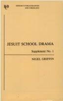 Jesuit school drama : a checklist of critical literature