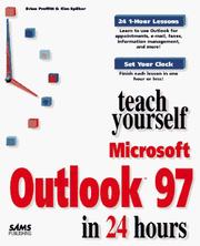 Cover of: Teach yourself Outlook in 24 hours by Kim Spilker