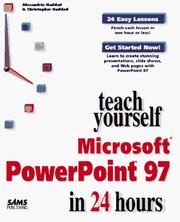 Cover of: Teach yourself PowerPoint 97 in 24 hours