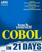 Cover of: Teach yourself Cobol in 21 days by Mo Budlong