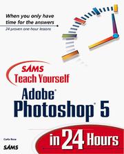 Cover of: Sams teach yourself Adobe® Photoshop® 5 in 24 hours