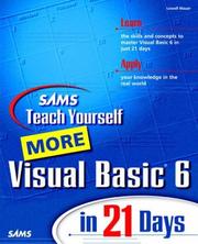 Cover of: Sams teach yourself more Visual Basic 6 in 21 days