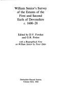 William Senior's survey of the estates of the first and second Earls of Devonshsire, c. 1600-28 by William Senior