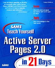 Sams teach yourself Active Server Pages 2.0 in 21 days