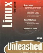 Cover of: Linux unleashed by Tim Parker