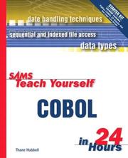 Cover of: Sams teach yourself Cobol in 24 hours