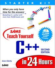 Cover of: SAMS teach yourself C++ in 24 hours