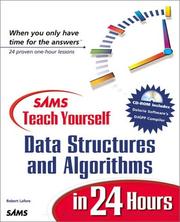 Sams teach yourself data structures and algorithms in 24 hours