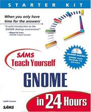 Cover of: Sams Teach Yourself GNOME in 24 Hours