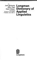 Longman dictionary of applied linguistics