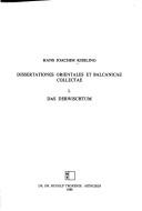 Cover of: Dissertationes orientales et balcanicae collectae