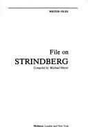 Cover of: File on Strindberg