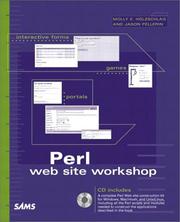Cover of: Perl: Web site workshop