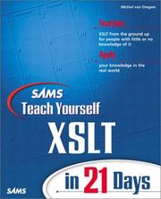 Cover of: Sams Teach Yourself XSLT in 21 Days by Michiel van Otegem