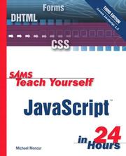 Sams teach yourself JavaScript in 24 hours