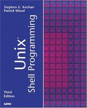 Cover of: UNIX Shell programming