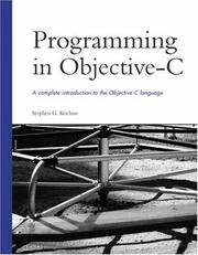 Cover of: Programming in objective-C