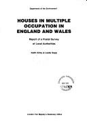 Houses in multiple occupation in England and Wales : a report of a postal survey of local authorities