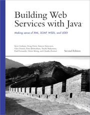 Cover of: Building Web Services with Java | Steve Graham