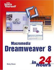 Cover of: Sams Teach Yourself Macromedia Dreamweaver 8 in 24 Hours