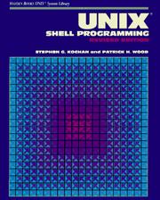 Cover of: UNIX Shell programming by Stephen G. Kochan