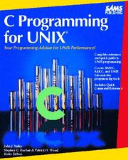 Cover of: C programming for UNIX by John Valley