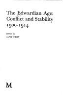 The Edwardian age : conflict and stability, 1900-1914