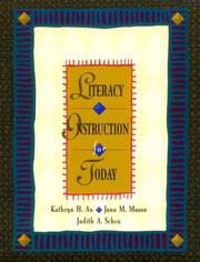 Cover of: Literacy instruction for today