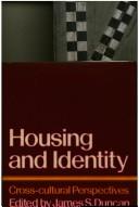Cover of: Housing and identity: cross-cultural perspectives